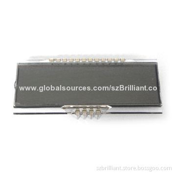 Segment LCD with -20 to 80°C Operating Temperatures, Mea. 55.5 x 26 x 2.8mm, OEM/ODM Welcomed